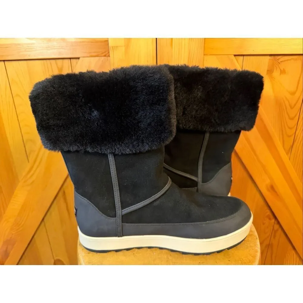 KOOLABURRA TYNLEE WOMEN TALL BOOTS BLACK US 10